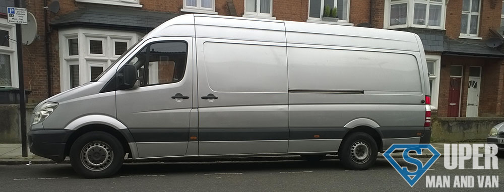 Grey van for item removals